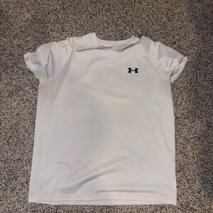 Under Armour White Short Sleeve Tee